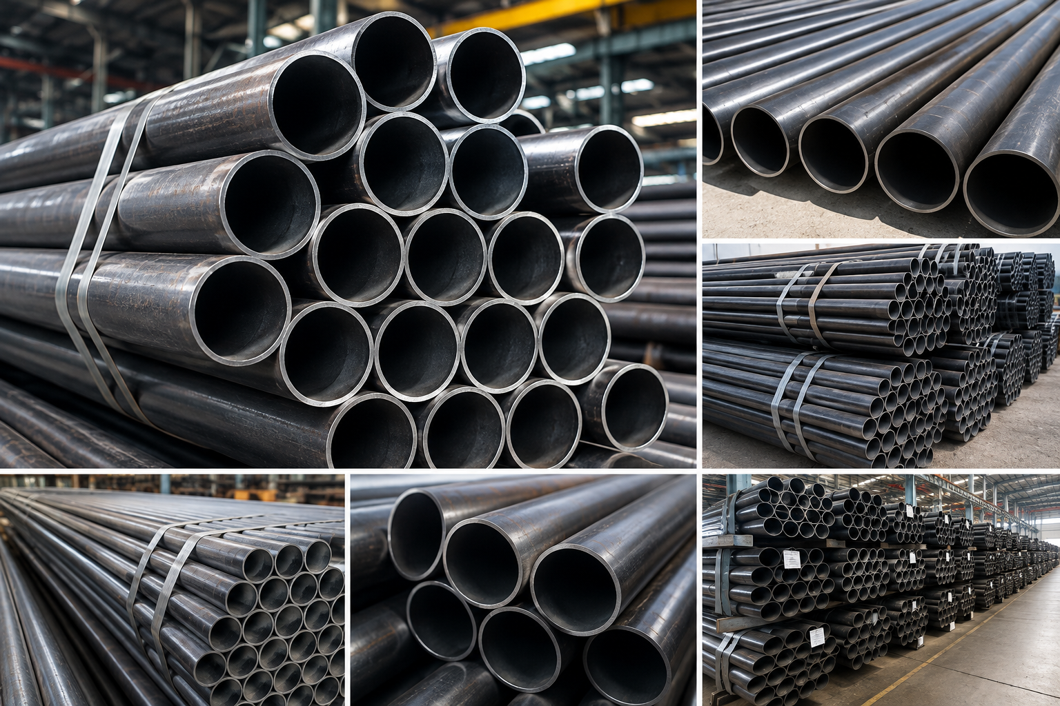 Heavy structural Mild Steel ERW Pipes inventory stock - Mildsteelpipe.com